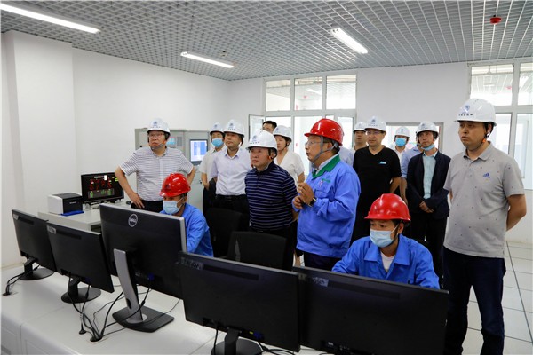平博集团复工复产促增添项目观摩聚会与会职员走进环保保隆生态三秦在延在铜项目